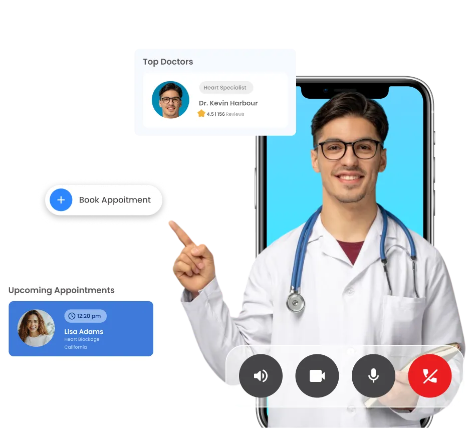 Video consultation illustration