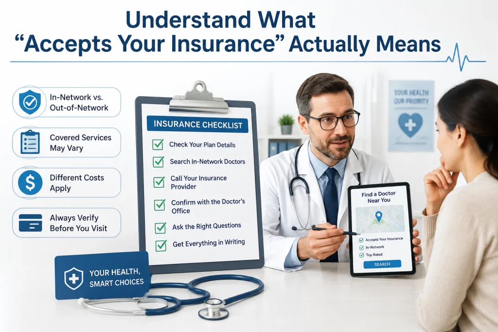 Understand What "Accepts Your Insurance" Actually Means