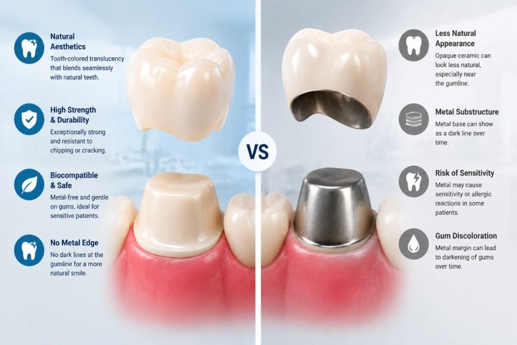 What Zirconia Buys You Compared With Metal Ceramic
