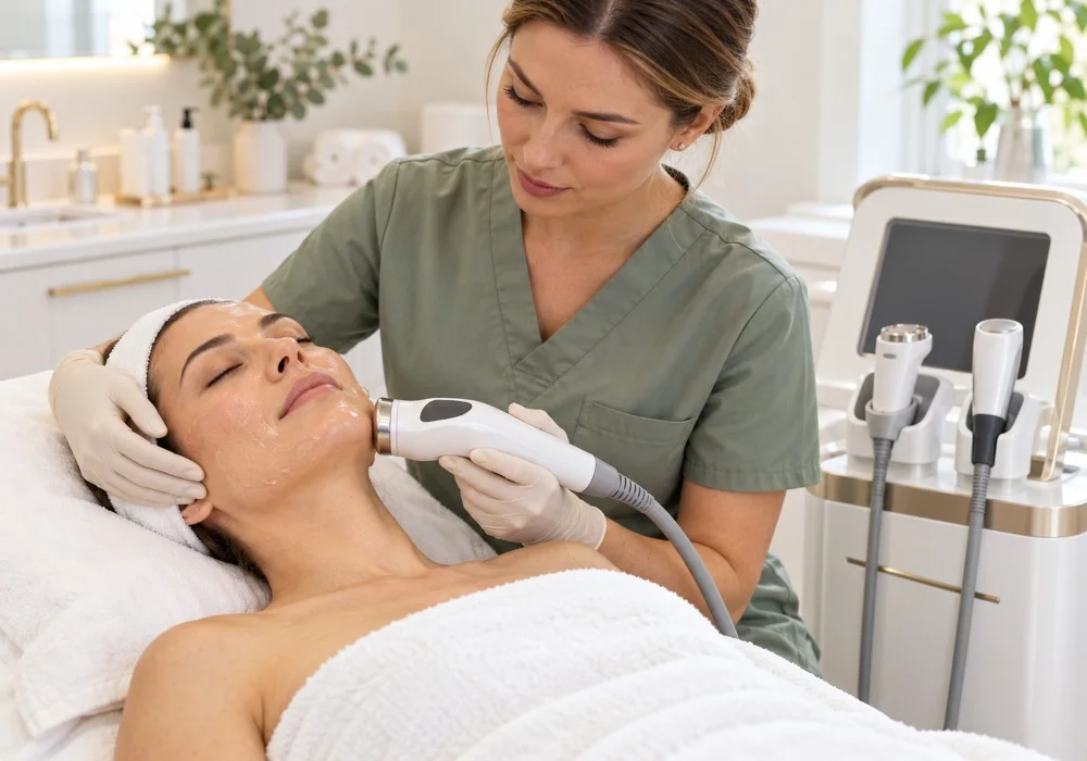 Tightening Skin With Ultrasound And Radiofrequency
