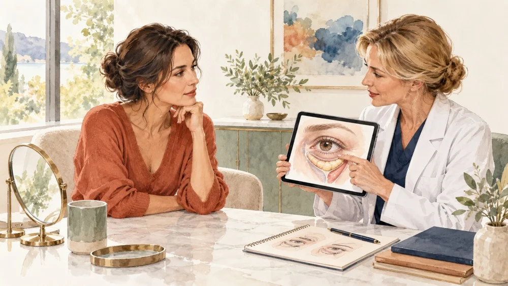 Preparing For Lower Eyelid Surgery