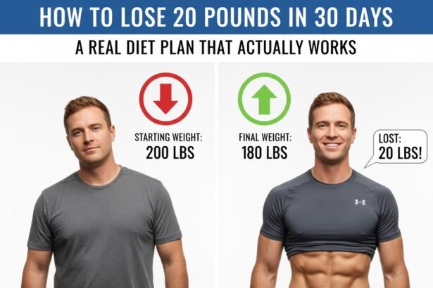 How to Lose 20 Pounds in 30 Days: A Real Diet Plan That Actually Works