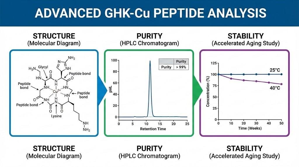 Advanced GHK-Cu Analysis for Structure, Purity, and Stability
