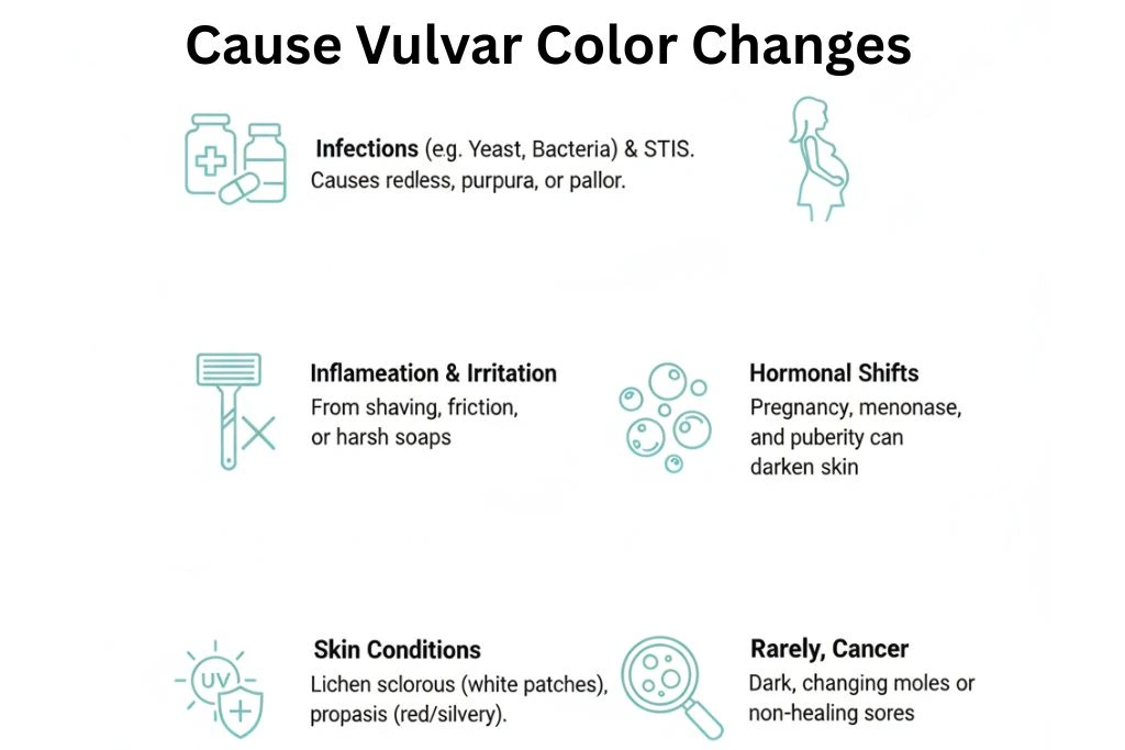 Cause Vulvar Color Changes