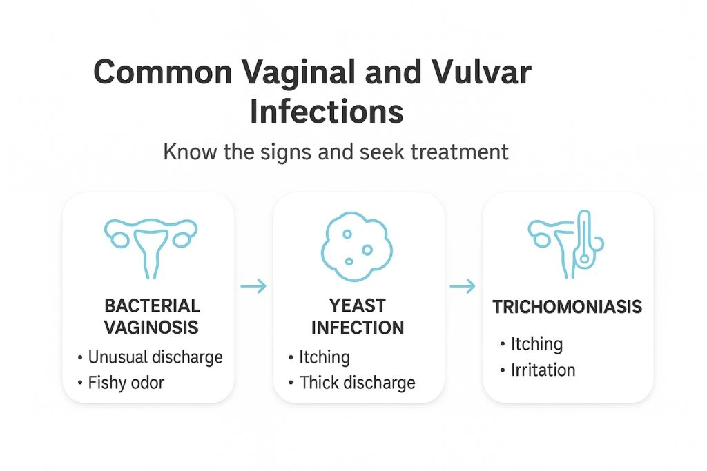 common vaginal and vulvar infections