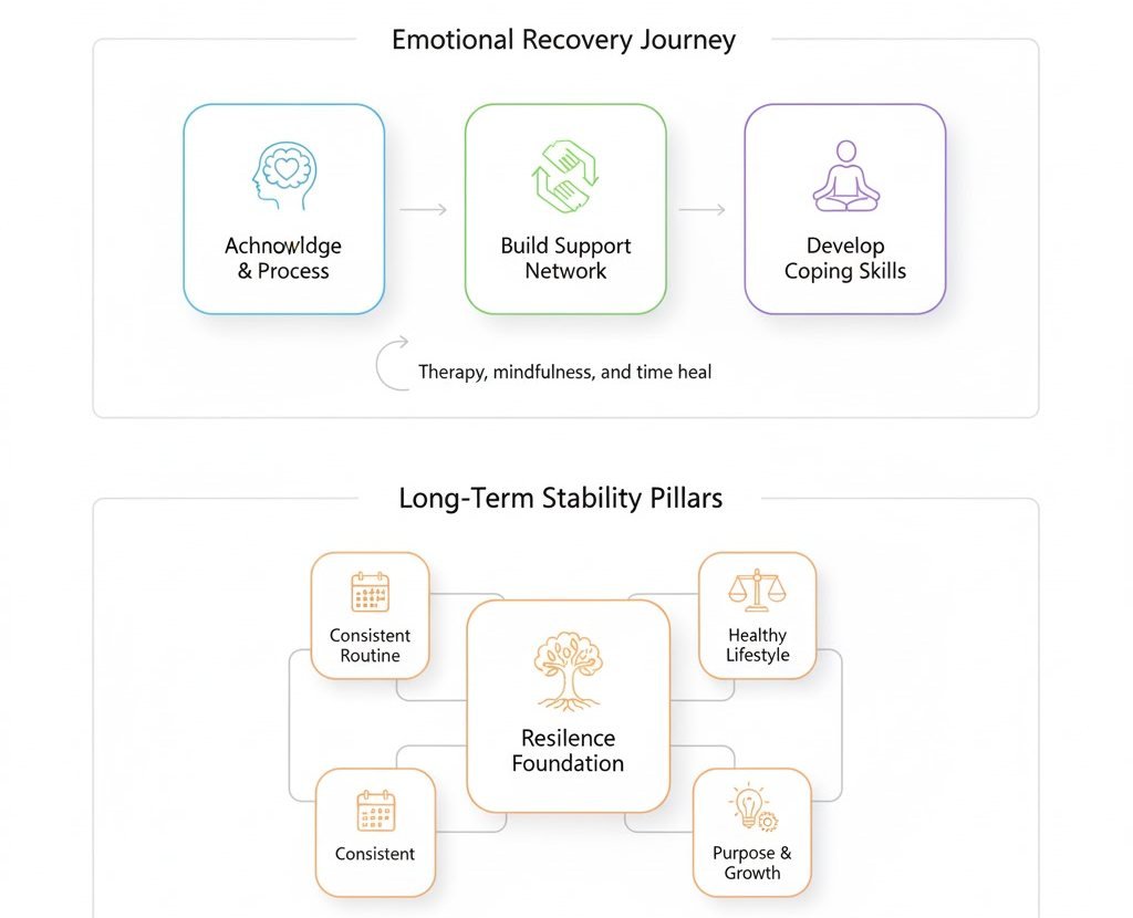 Emotional recovery and long-term stability