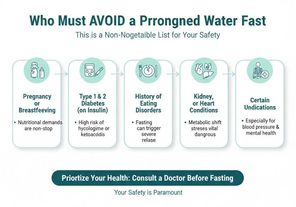 Who Must AVOID a Prolonged Water Fast