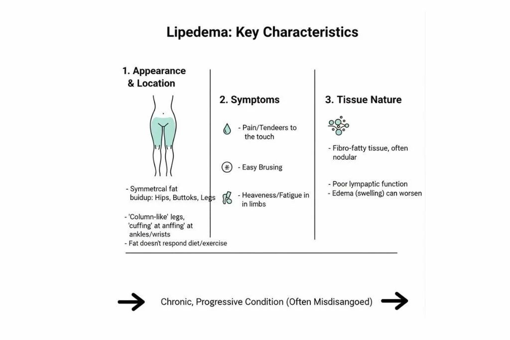 Signs and Symptoms of Lipedema