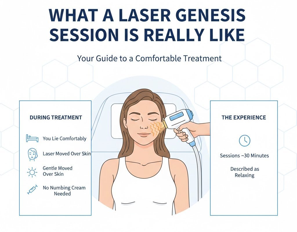 What a Laser Genesis Session Is Really Like