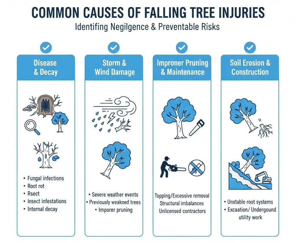 Common Causes of Falling Tree Injuries