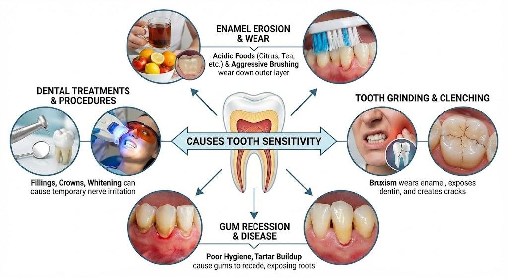 Common Causes of Tooth Sensitivity