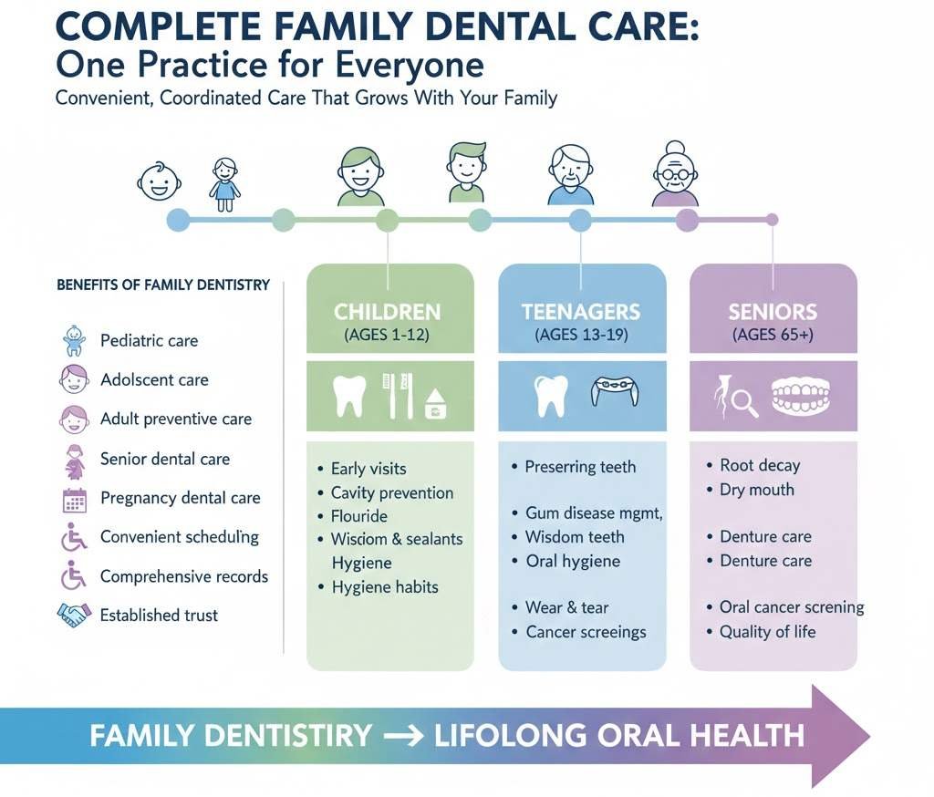 Complete Family Dental Care: One Practice for Everyone