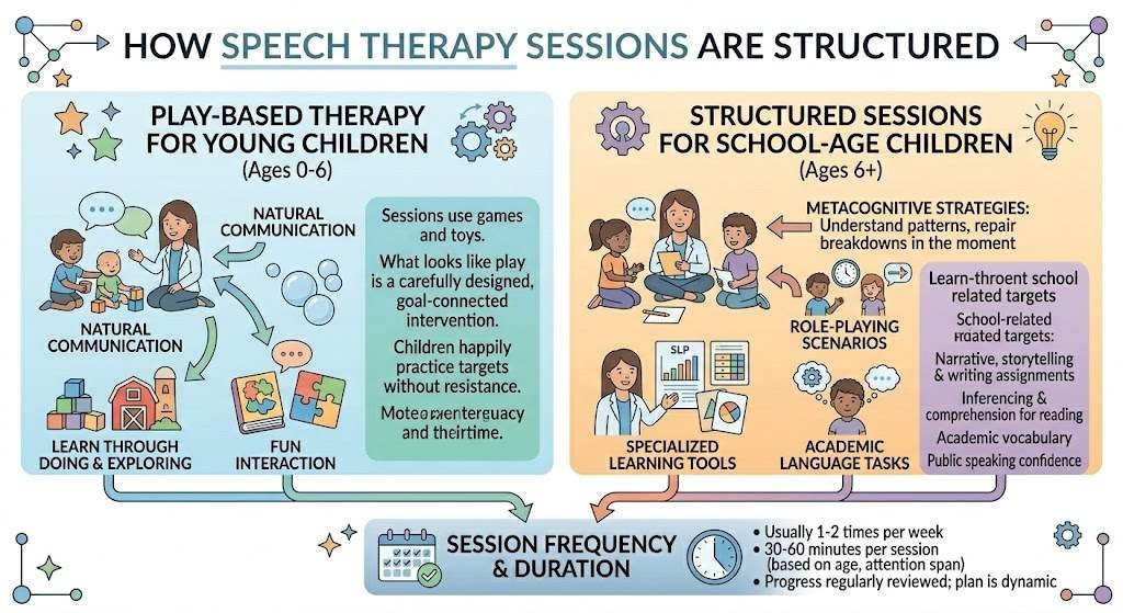 How Speech Therapy Sessions Are Structured