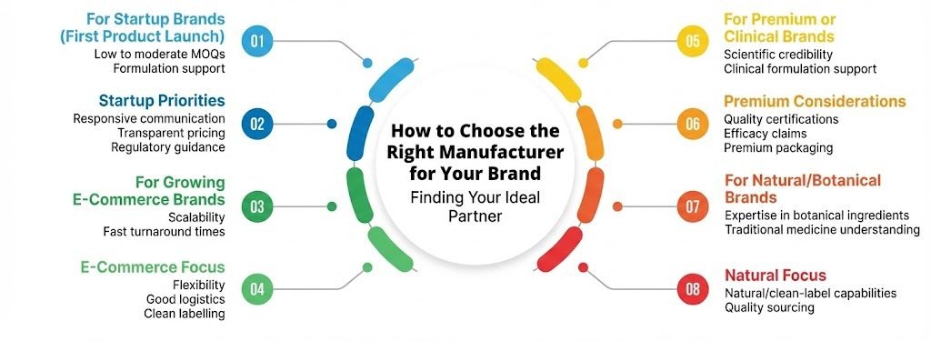 How to Choose the Right Manufacturer for Your Brand