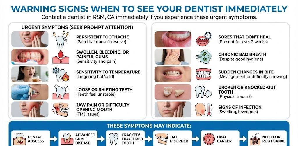 Warning Signs: When to See Your Dentist Immediately
