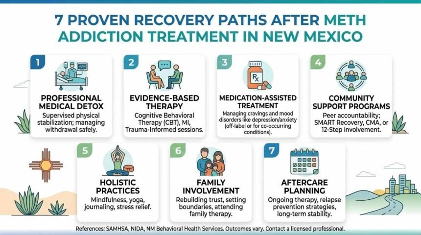 7 Proven Recovery Paths After Meth Addiction Treatment in New Mexico