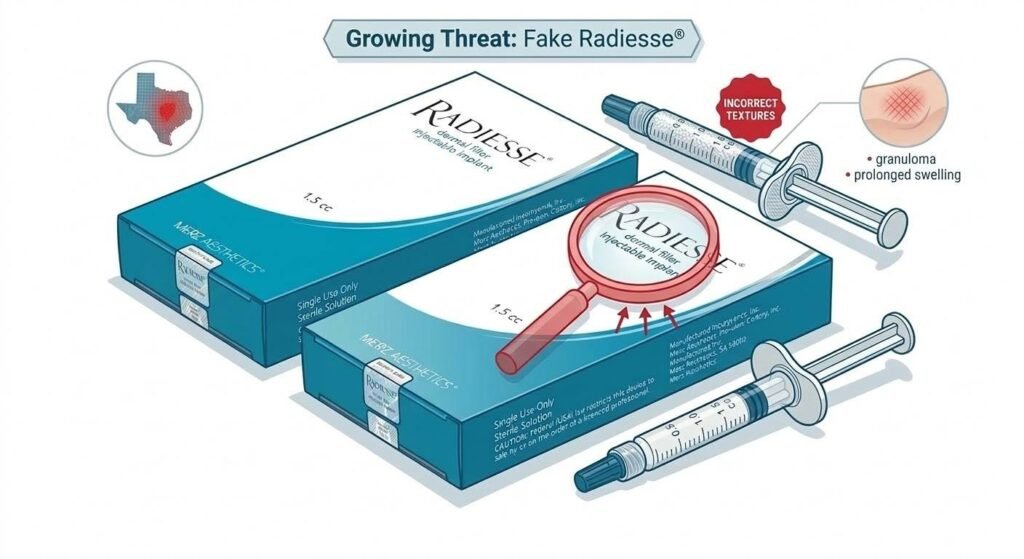 Growing Threat: Why Fake Radiesse® Is Flooding the Texas Market