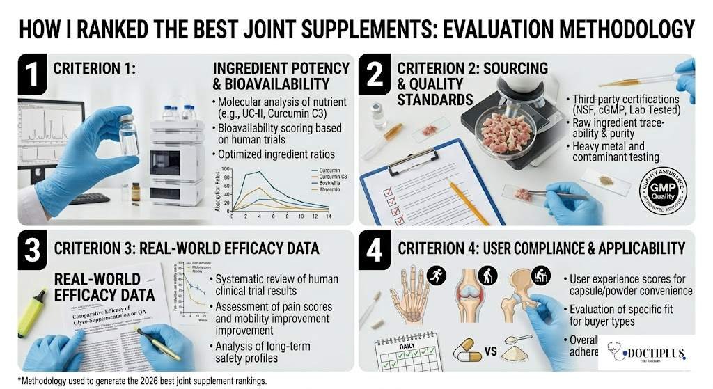 How I ranked the best joint supplement options