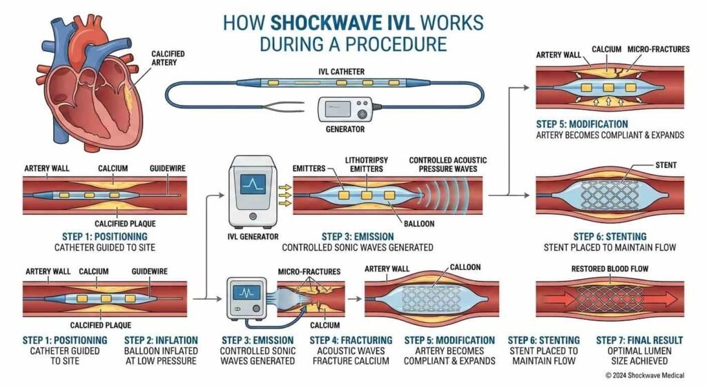 How Shockwave IVL Works During a Procedure
