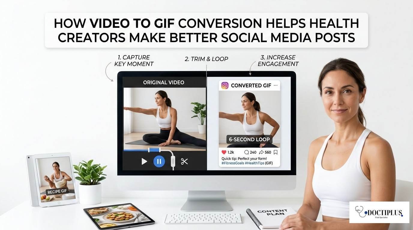 How Video to GIF Conversion Helps Health Creators Make Better Social Media Posts