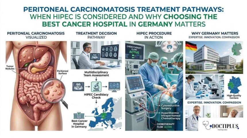Peritoneal Carcinomatosis Treatment Pathways: When HIPEC Is Considered and Why Choosing the Best Cancer Hospital in Germany Matters