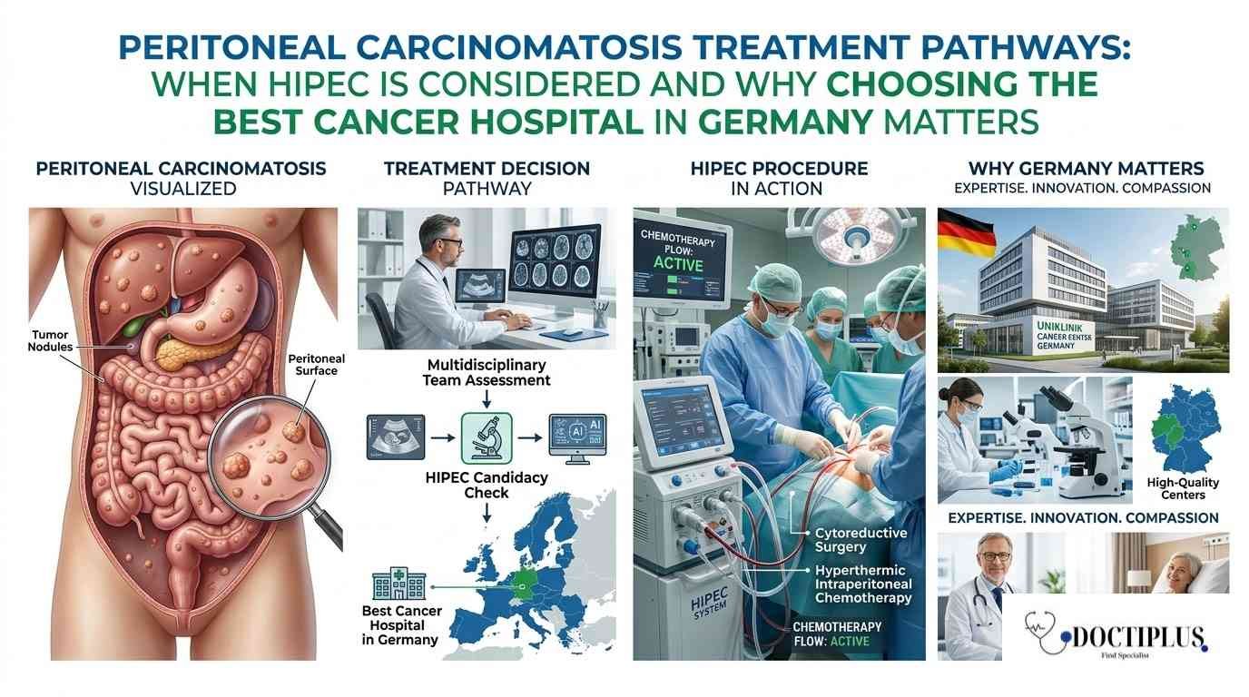 Peritoneal Carcinomatosis Treatment Pathways: When HIPEC Is Considered and Why Choosing the Best Cancer Hospital in Germany Matters