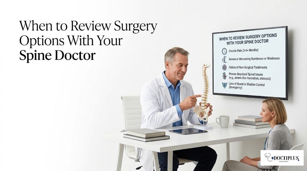 When to Review Surgery Options With Your Spine Doctor