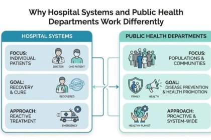 Why Hospital Systems and Public Health Departments Work Differently