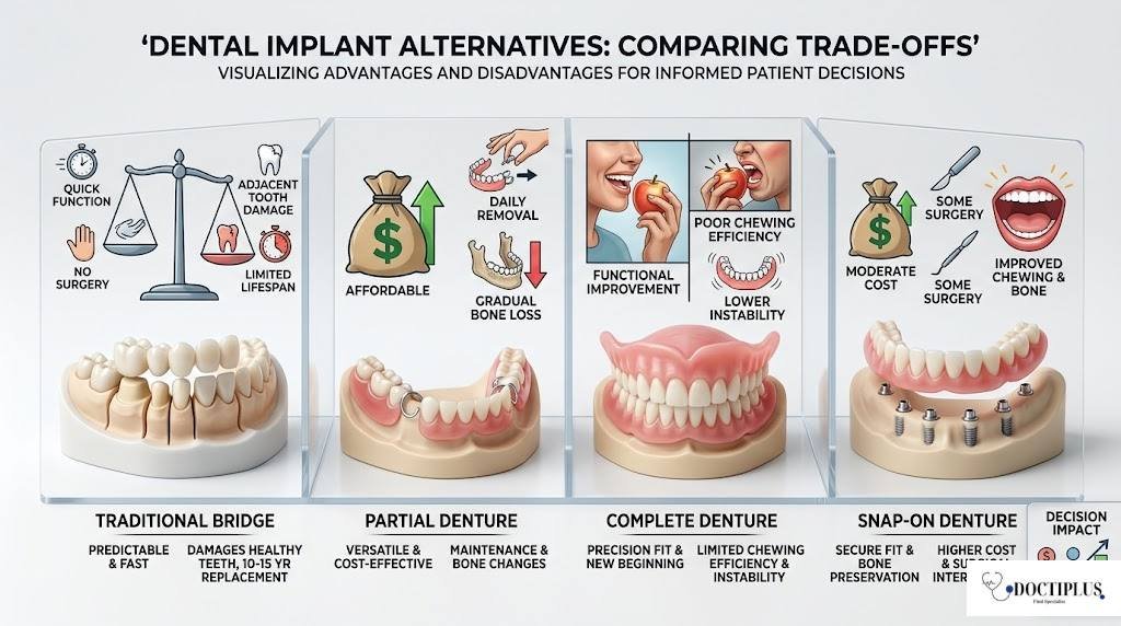 Advantages and Disadvantages of Dental Implant Alternatives