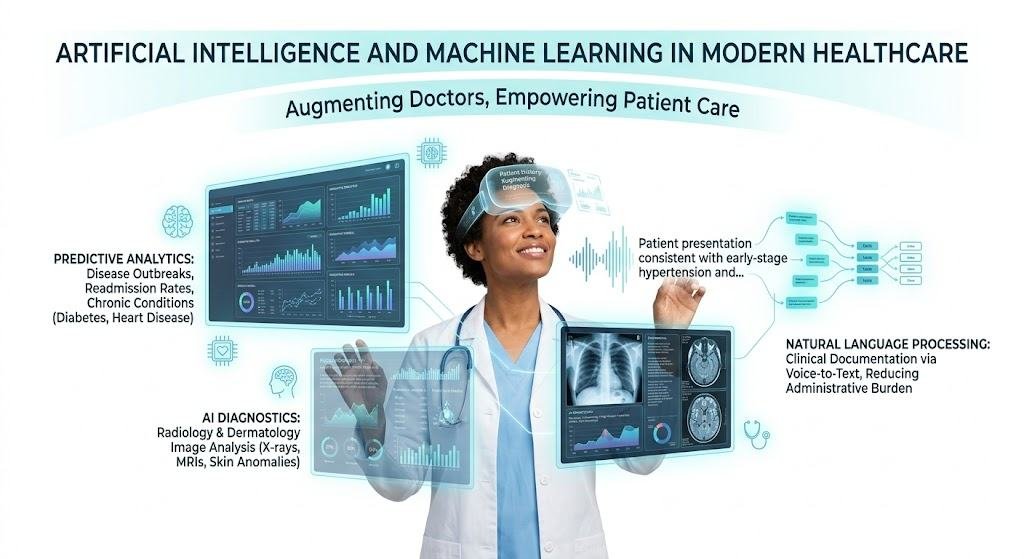 Artificial Intelligence and Machine Learning in Modern Healthcare