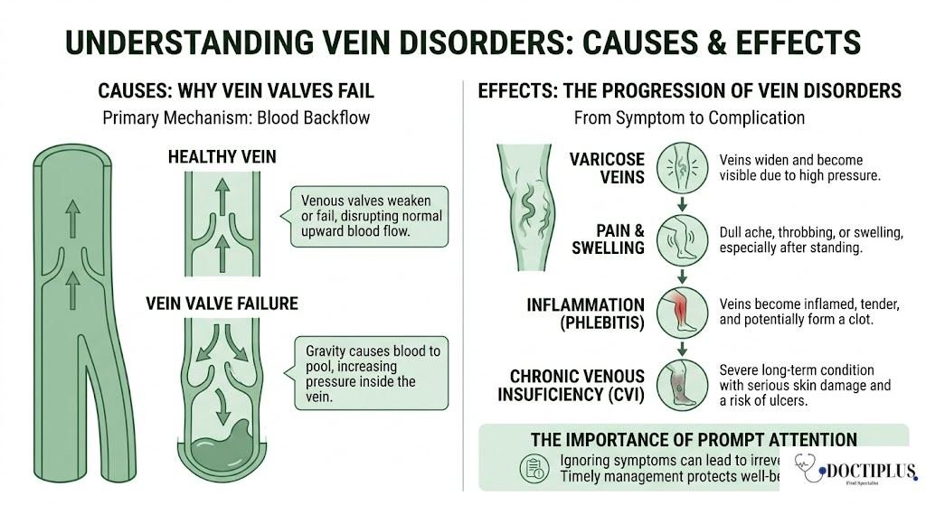 Causes and Effects of Vein Disorders