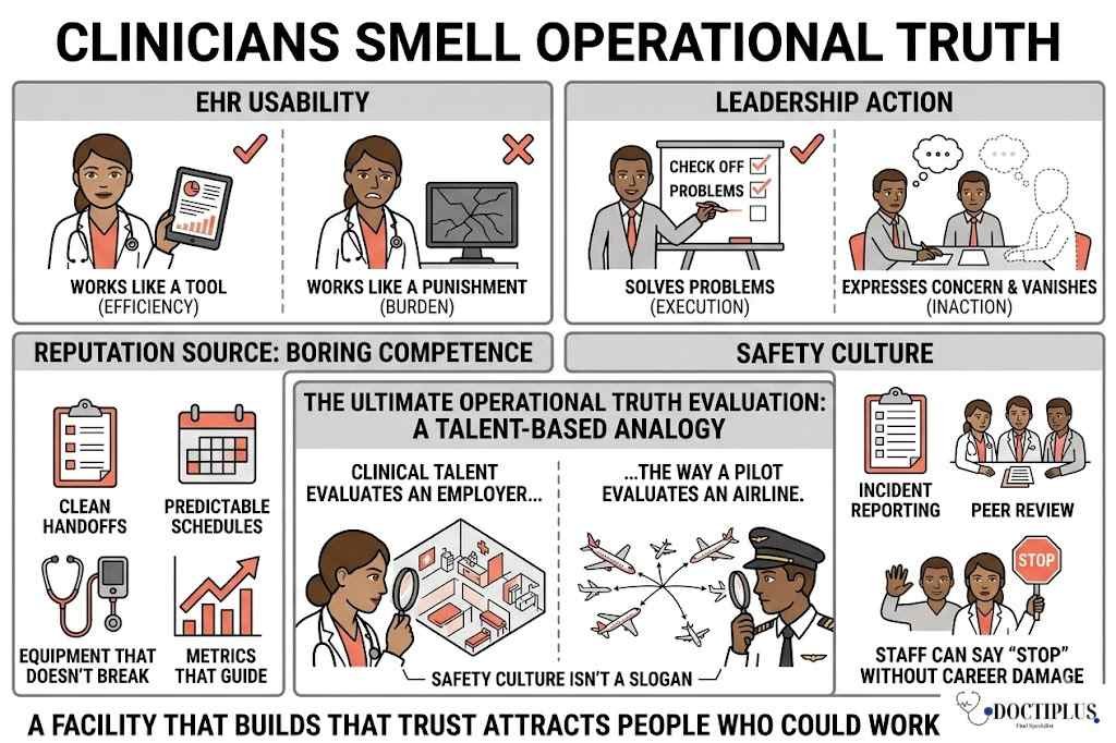 Clinicians Smell Operational Truth