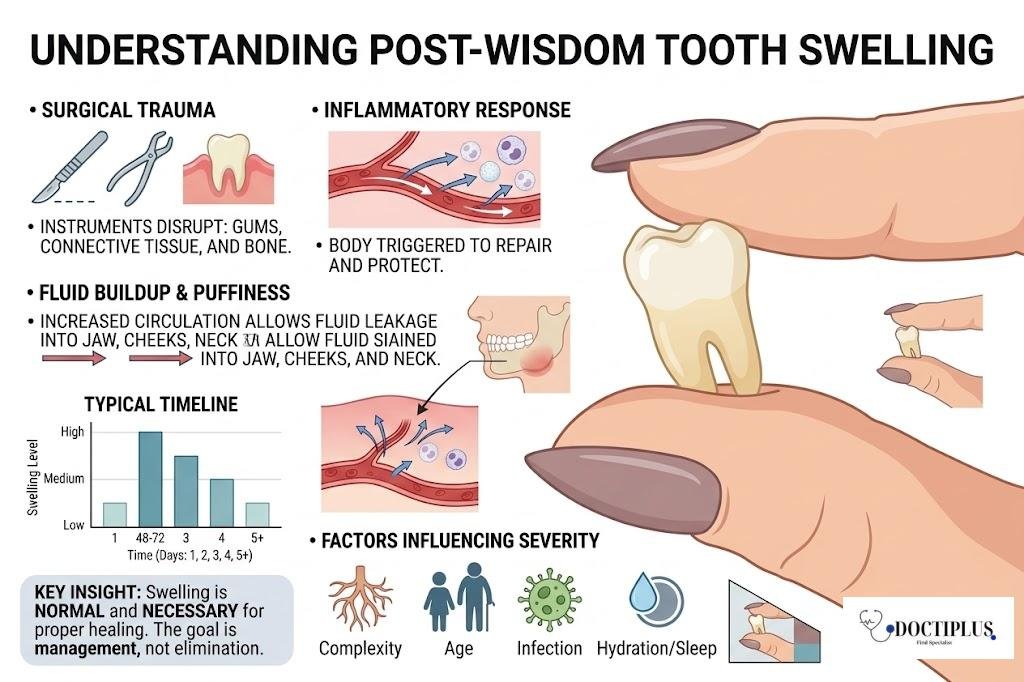 How Does Swelling Occur After Wisdom Teeth Removal?