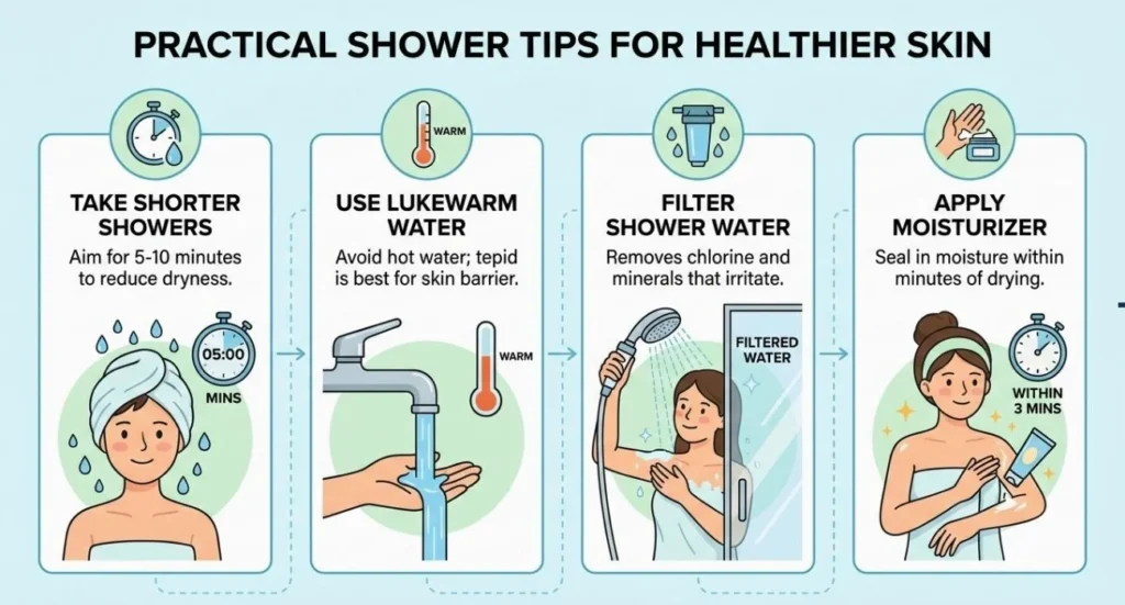 Practical Ways to Protect Your Skin from Shower Water Damage