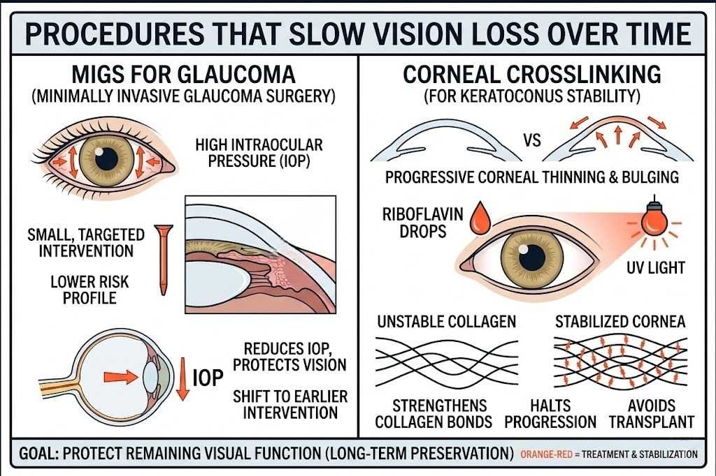 Procedures That Slow Vision Loss Over Time