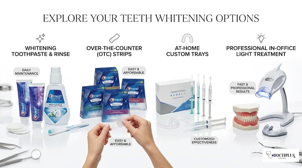 Teeth Whitening Options and Their Pros and Cons