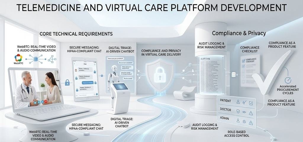 Telemedicine and Virtual Care Platform Development