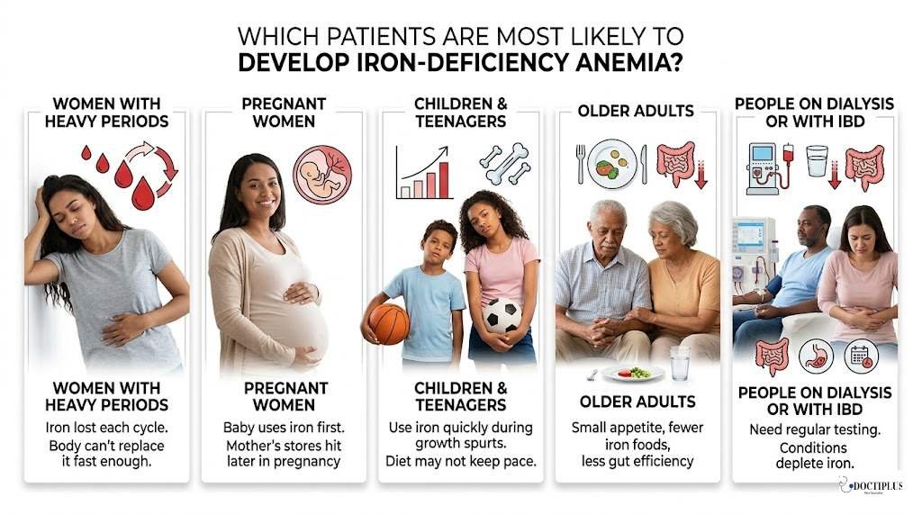 Which Patients Are Most Likely to Develop Iron-Deficiency Anemia_