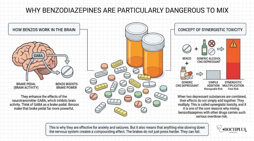 Why Benzodiazepines Are Particularly Dangerous to Mix
