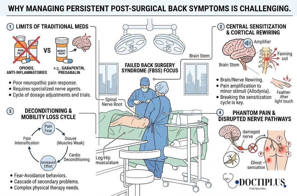 Why Managing Persistent Symptoms After Back Surgery Is Challenging