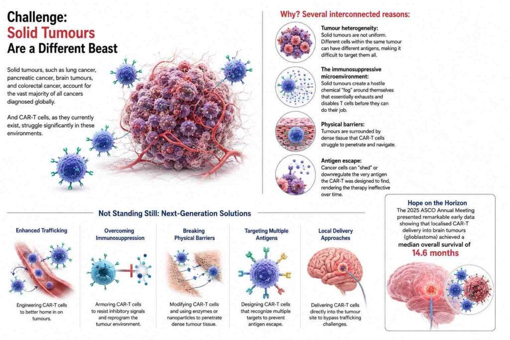 Challenge Solid Tumours Are a Different Beast
