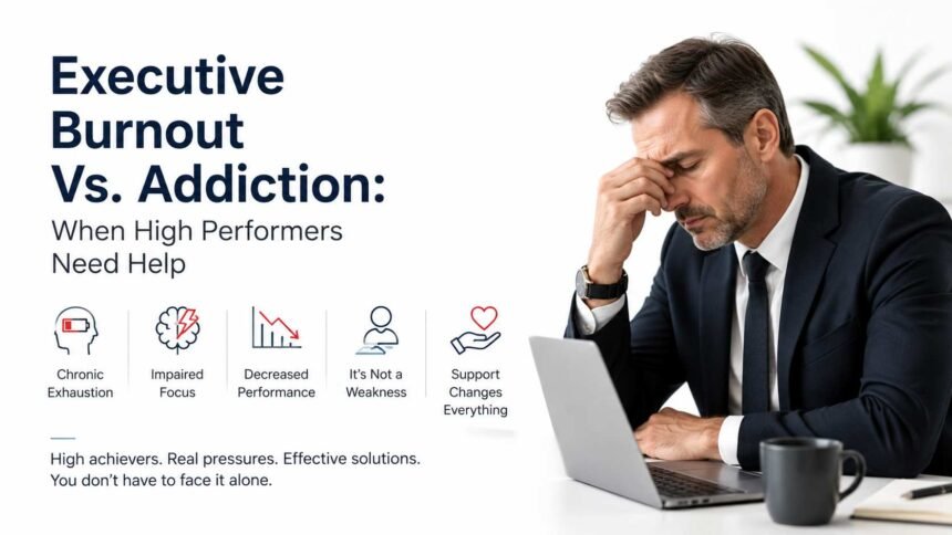 Executive Burnout Vs. Addiction: When High Performers Need Help
