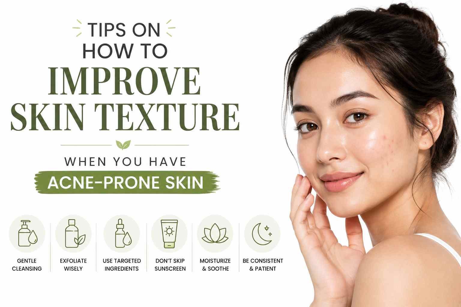 Tips on How to Improve Skin Texture When You Have Acne-Prone Skin