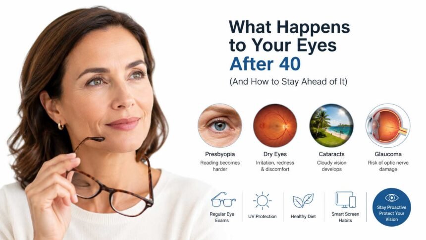 What Happens to Your Eyes After 40 (And How to Stay Ahead of It)