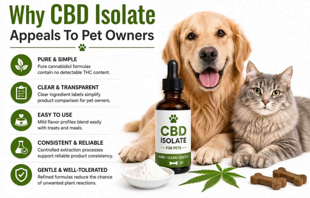 Why CBD Isolate Appeals To Pet Owners