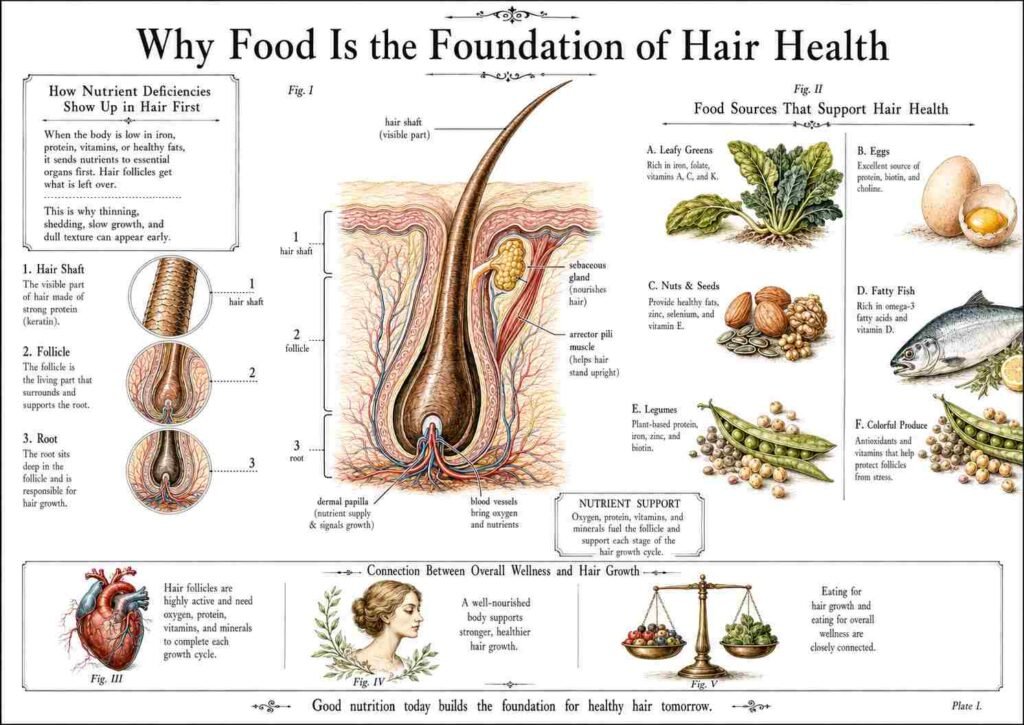 Why Food Is the Foundation of Hair Health