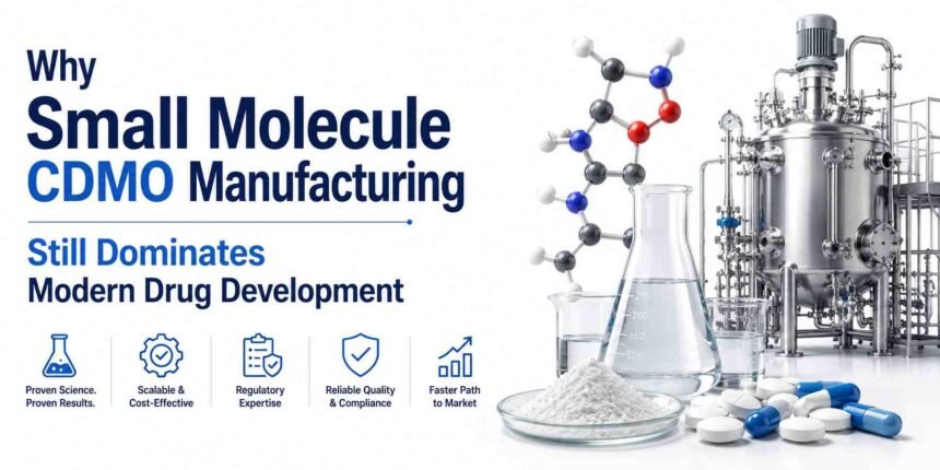 Why Small Molecule CDMO Manufacturing Still Dominates Modern Drug Development