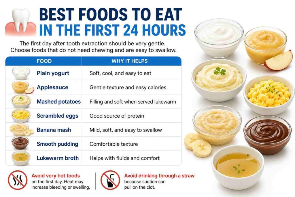 Best Foods to Eat in the First 24 Hours