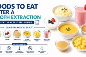 Foods to Eat After a Tooth Extraction with Helpful Care Tips