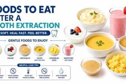 Foods to Eat After a Tooth Extraction with Helpful Care Tips